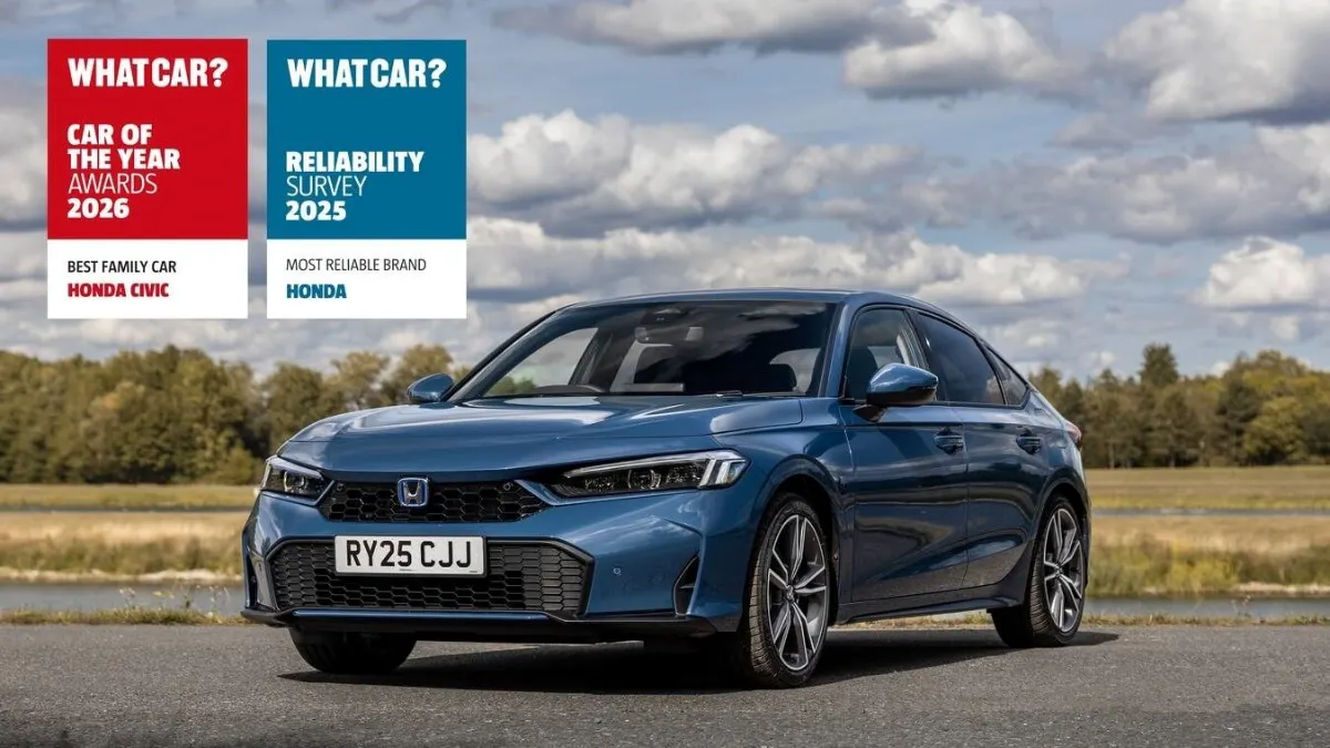 Honda Secures Double Win at the 2026 What Car? Awards