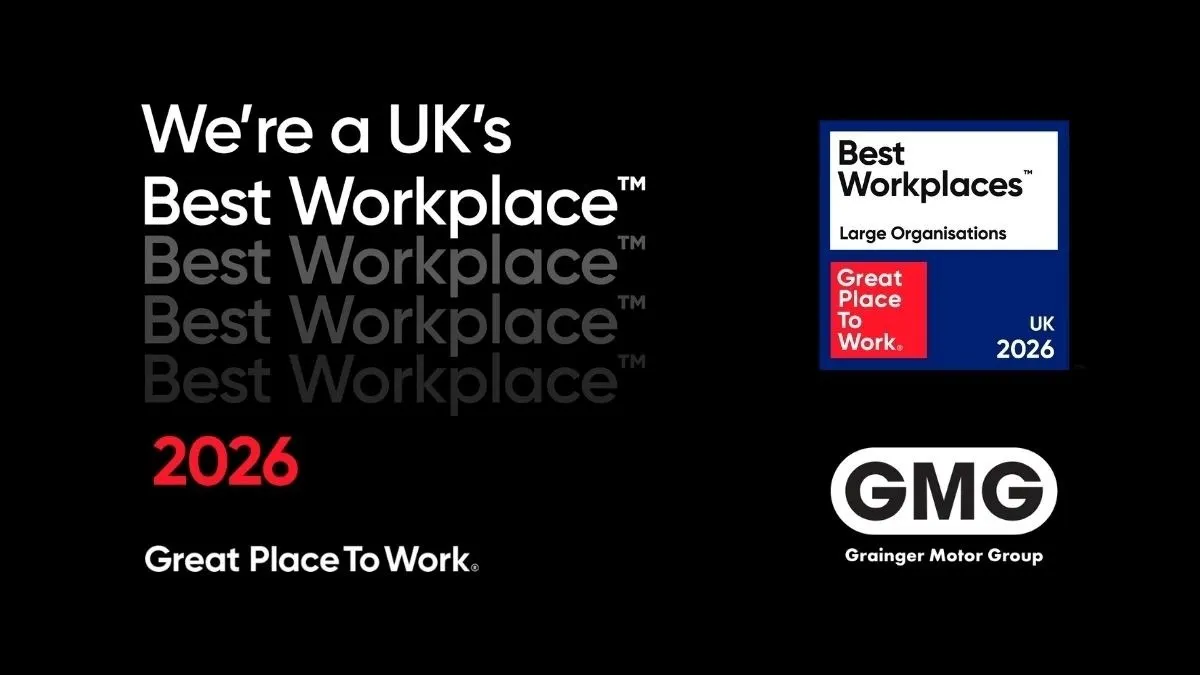 Grainger Motor Group Awarded UK’s Best Workplaces™ Recognition!