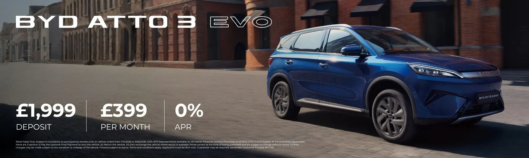 BYD ATTO 3 EVO New Car Offer