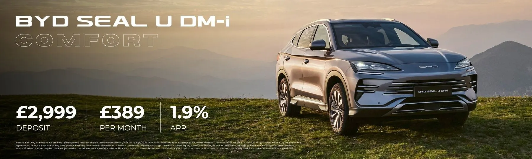 New BYD Seal U DM-i New Car Offer