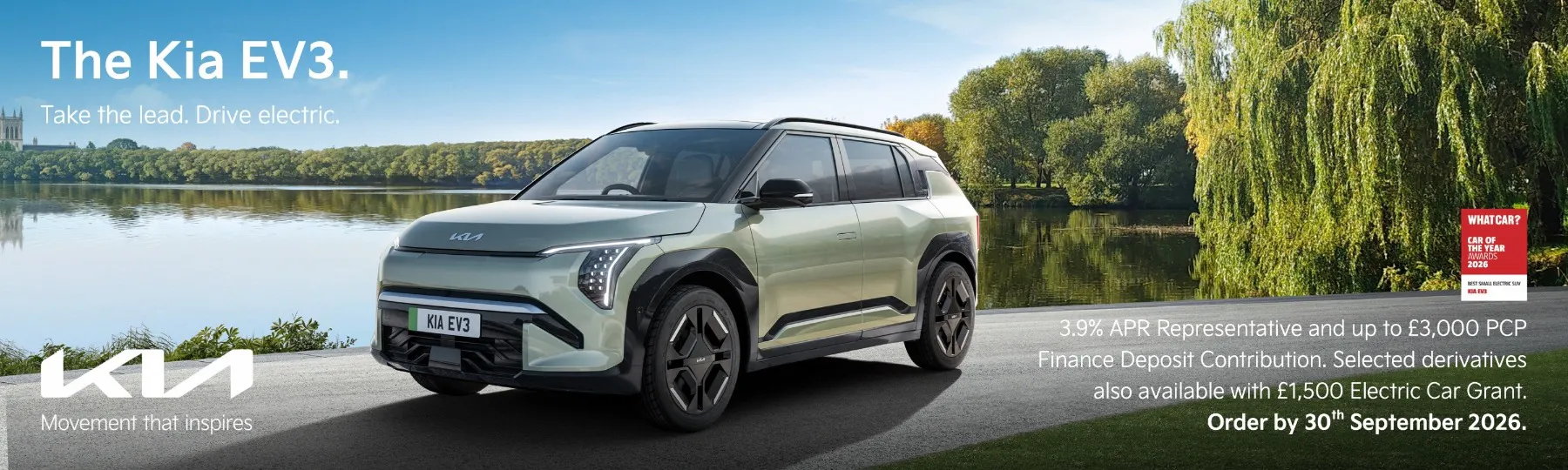 The Kia EV3 New Car Offer