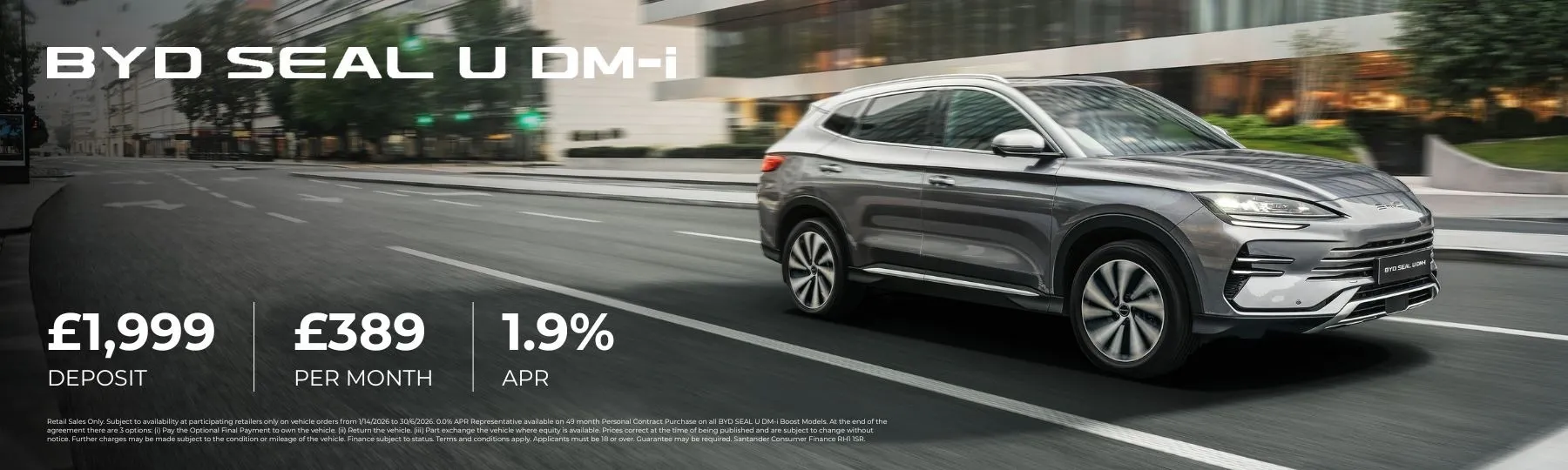 New BYD Seal U DM-i New Car Offer