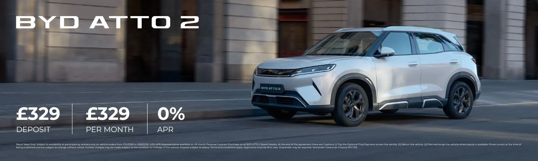 byd ATTO 2 New Car Offer