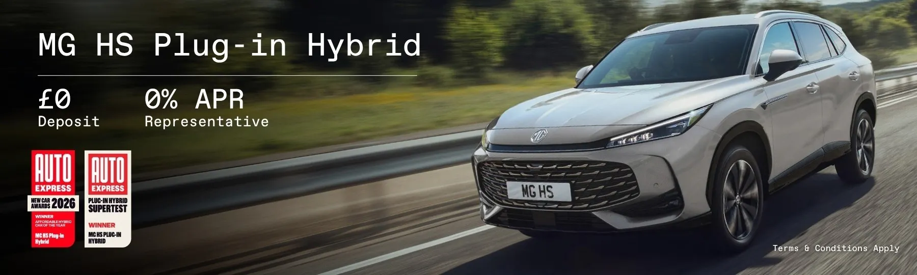 MG HS Plug-in  Hybrid New Car Offer