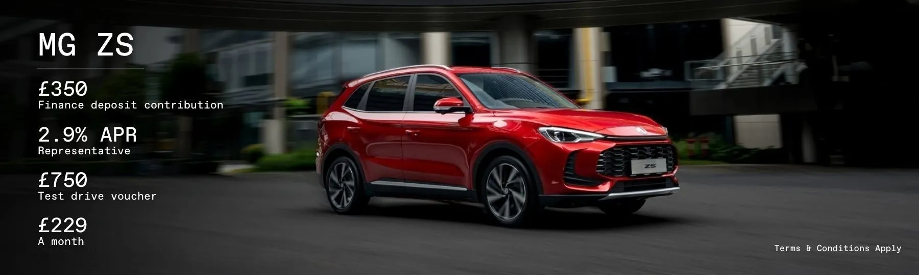 MG ZS New Car Offer