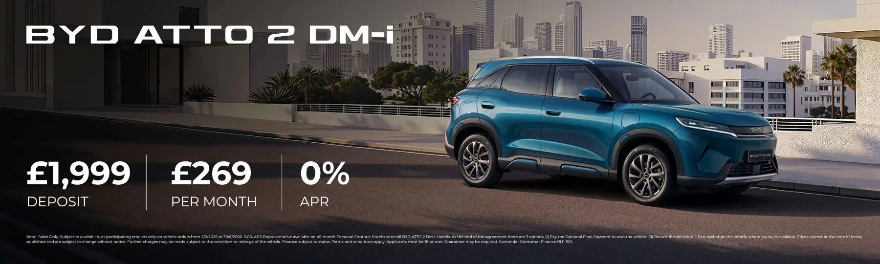 New BYD Atto 2 DM-i New Car Offer