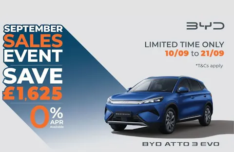 BYD Atto 3 Evo September Sales Event