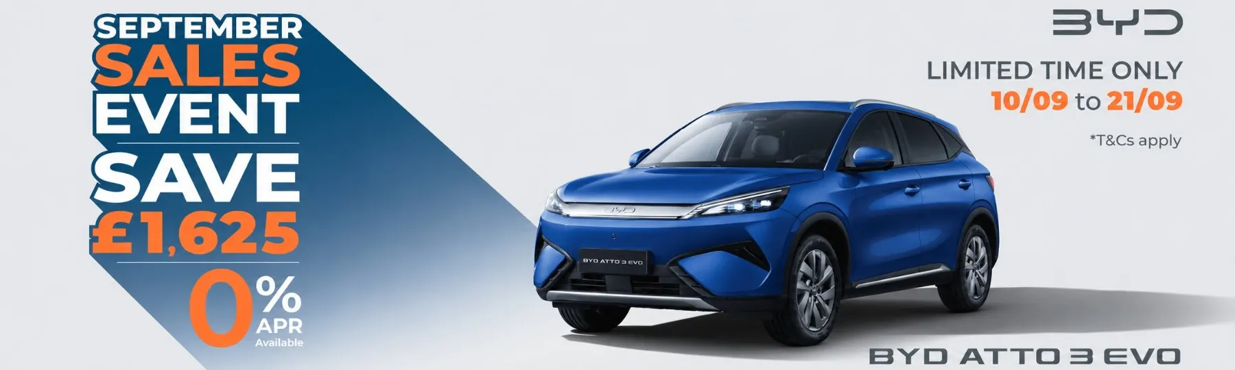 BYD ATTO 3 EVO Event Offer