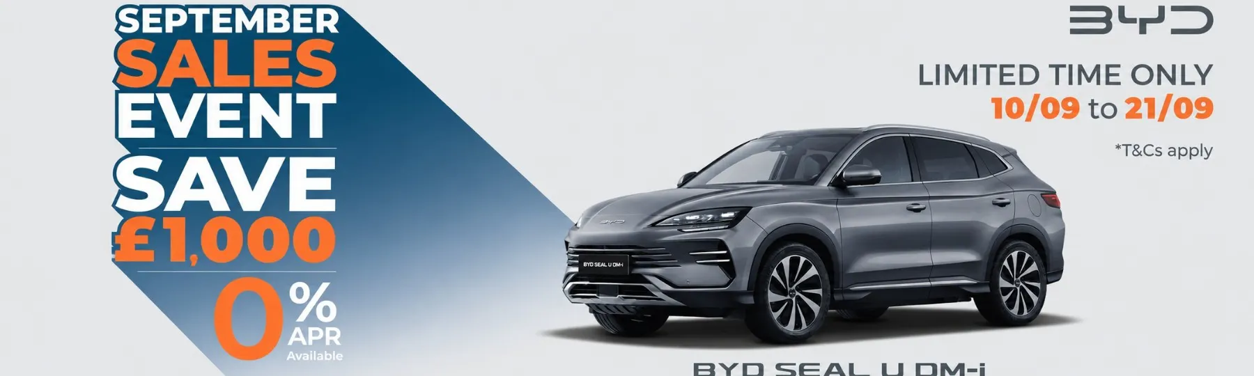 New BYD Seal U DM-i Event Offer